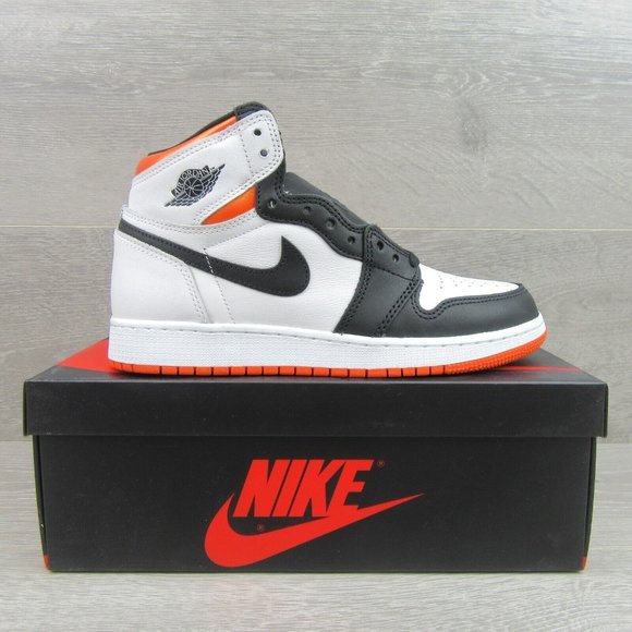 Jordan 1 High OG Electro Orange (GS) Size 6Y / Womens Size 7.5 NEW - Picture 2 of 14